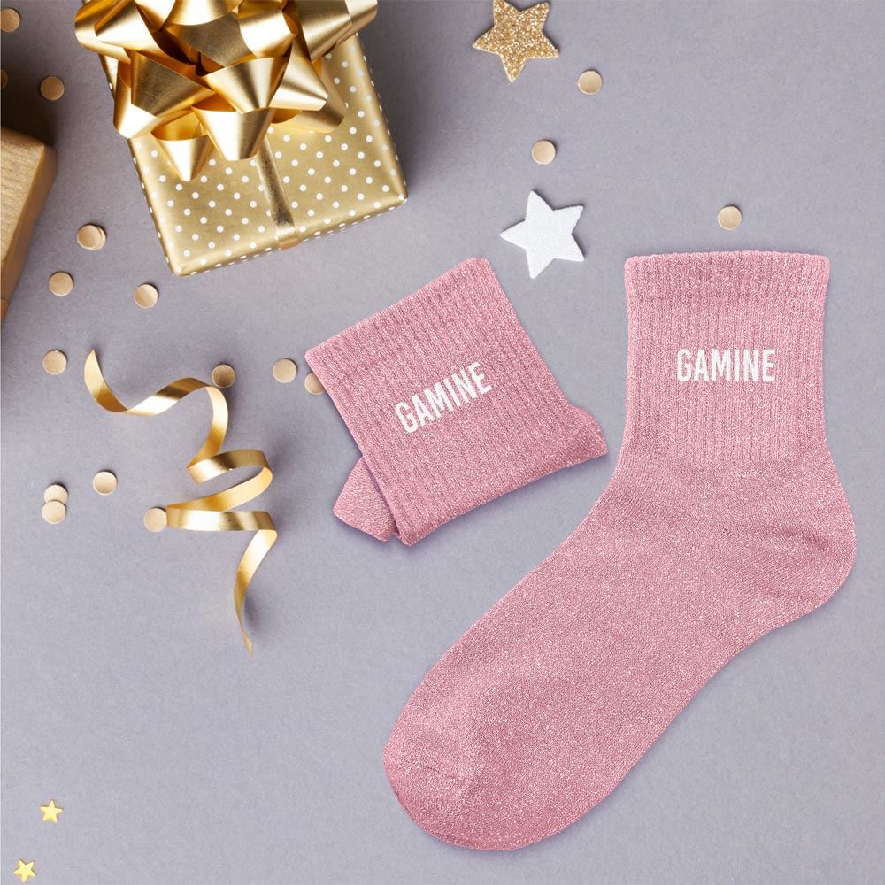 Chaussettes à paillettes: Gamine