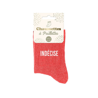 Chaussettes à paillettes: Indécise