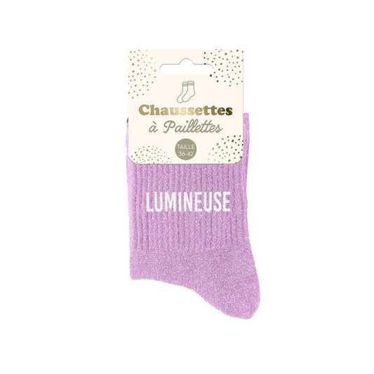 Chaussettes à paillettes: Lumineuse