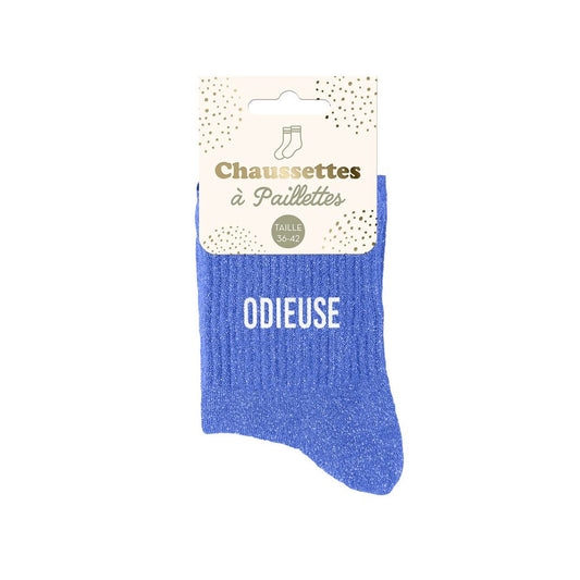 Chaussettes à paillettes: Odieuse