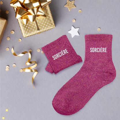 Chaussettes à paillettes: Sorcière