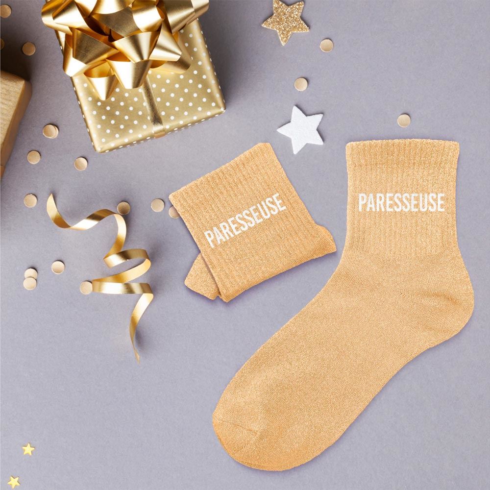 Chaussettes à paillettes: Paresseuse