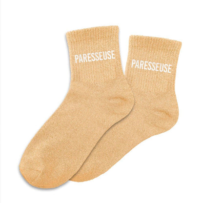 Chaussettes à paillettes: Paresseuse