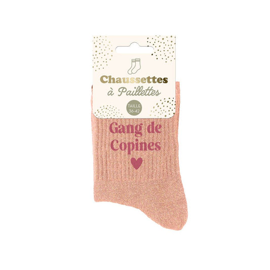 Chaussettes à paillettes: Gang de copines