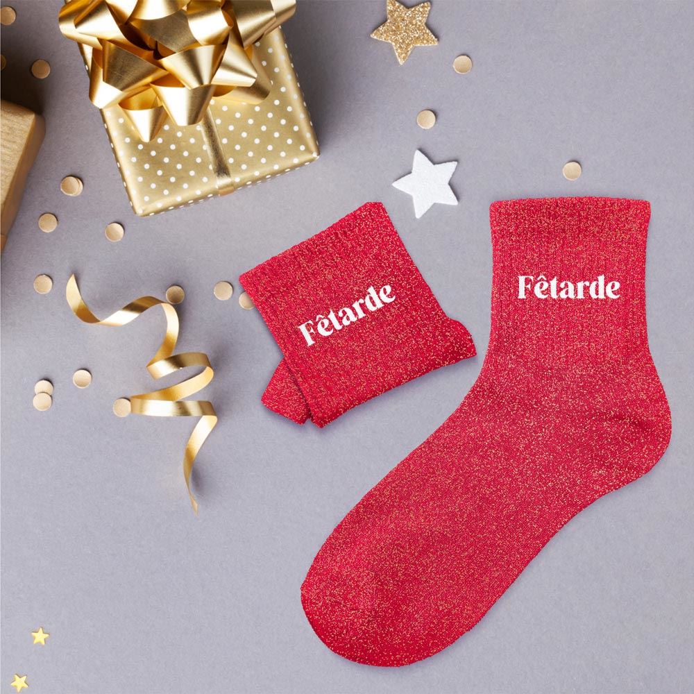 Chaussettes à paillettes: Fêtarde