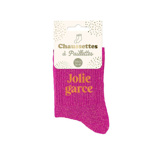Chaussettes à paillettes: Jolie garce