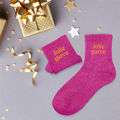 Chaussettes à paillettes: Jolie garce