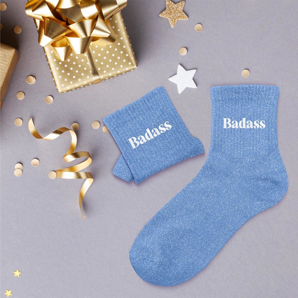 Chaussettes à paillettes: Badass