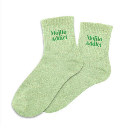 Chaussettes à paillettes: Mojito addict