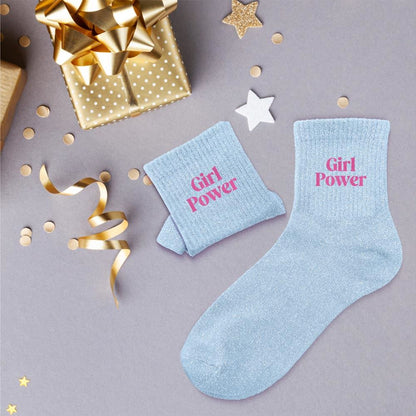 Chaussettes à paillettes: Girl power