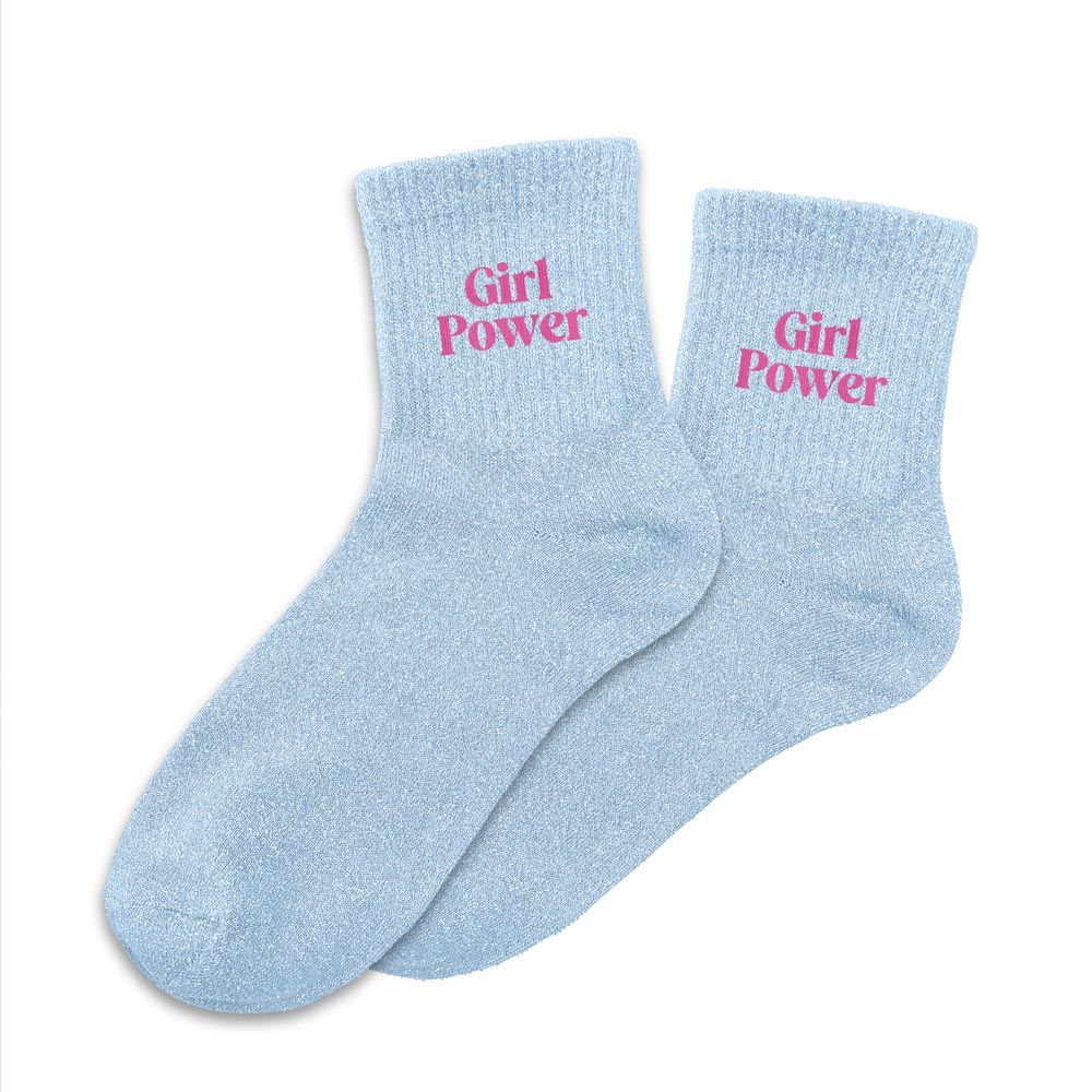 Chaussettes à paillettes: Girl power