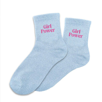 Chaussettes à paillettes: Girl power