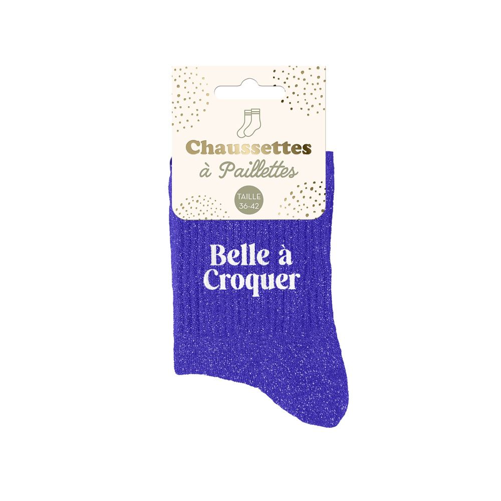 Chaussettes à paillettes: Belle à croquer