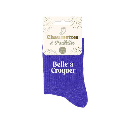 Chaussettes à paillettes: Belle à croquer