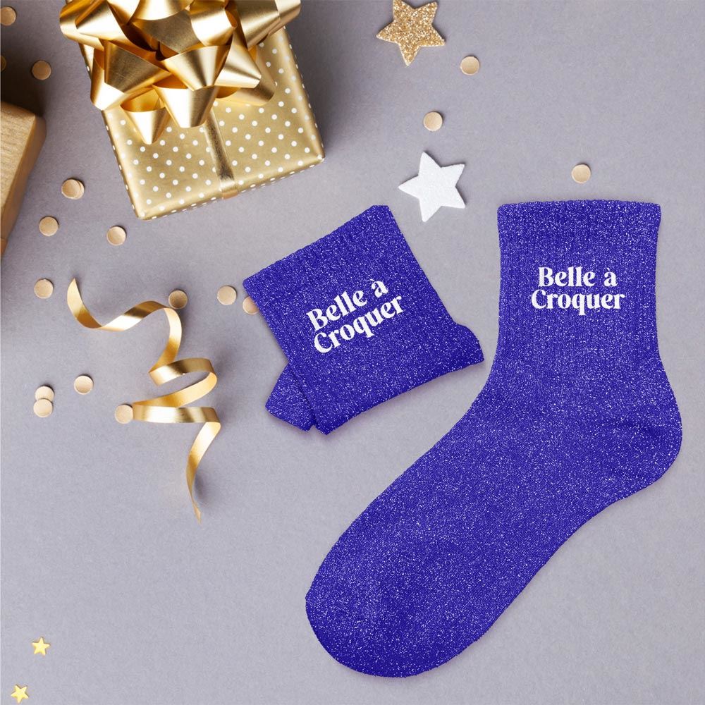 Chaussettes à paillettes: Belle à croquer