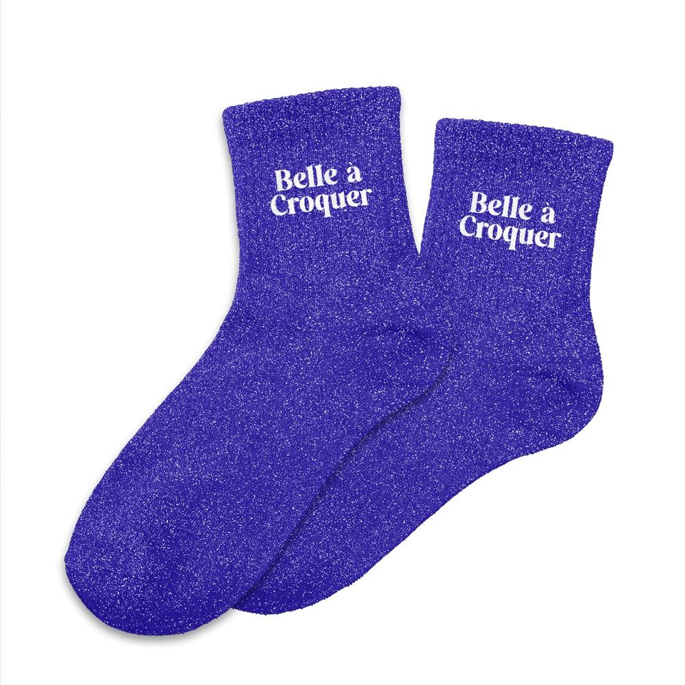 Chaussettes à paillettes: Belle à croquer