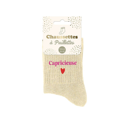Chaussettes à paillettes: Capricieuse