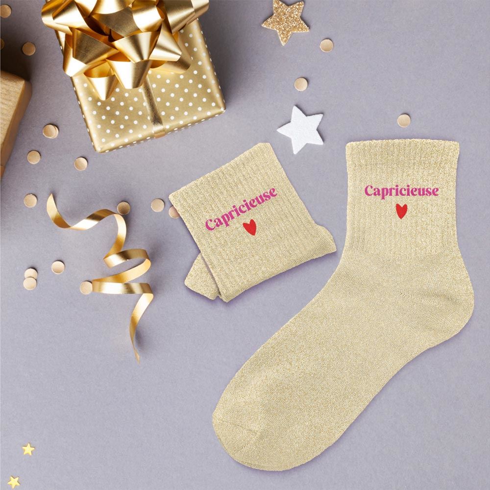 Chaussettes à paillettes: Capricieuse