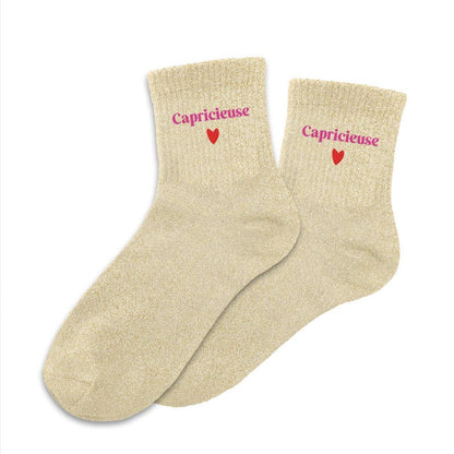 Chaussettes à paillettes: Capricieuse