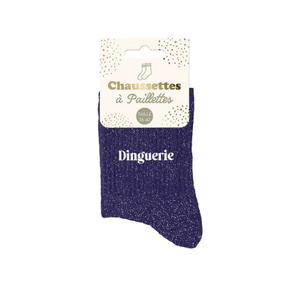 Chaussettes à paillettes: Dinguerie
