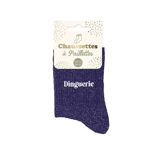 Chaussettes à paillettes: Dinguerie