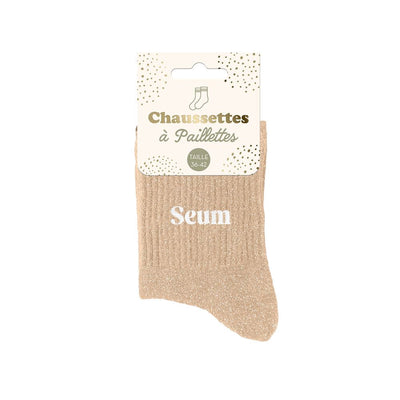 Chaussettes à paillettes: Seum
