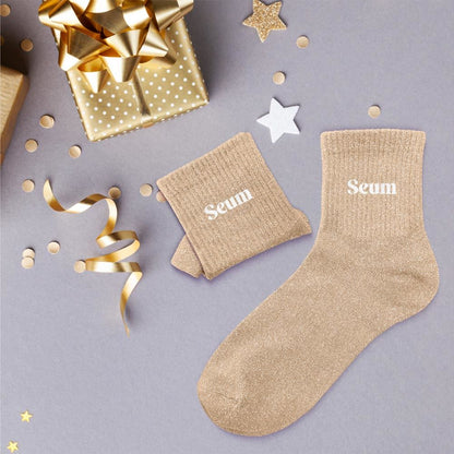 Chaussettes à paillettes: Seum