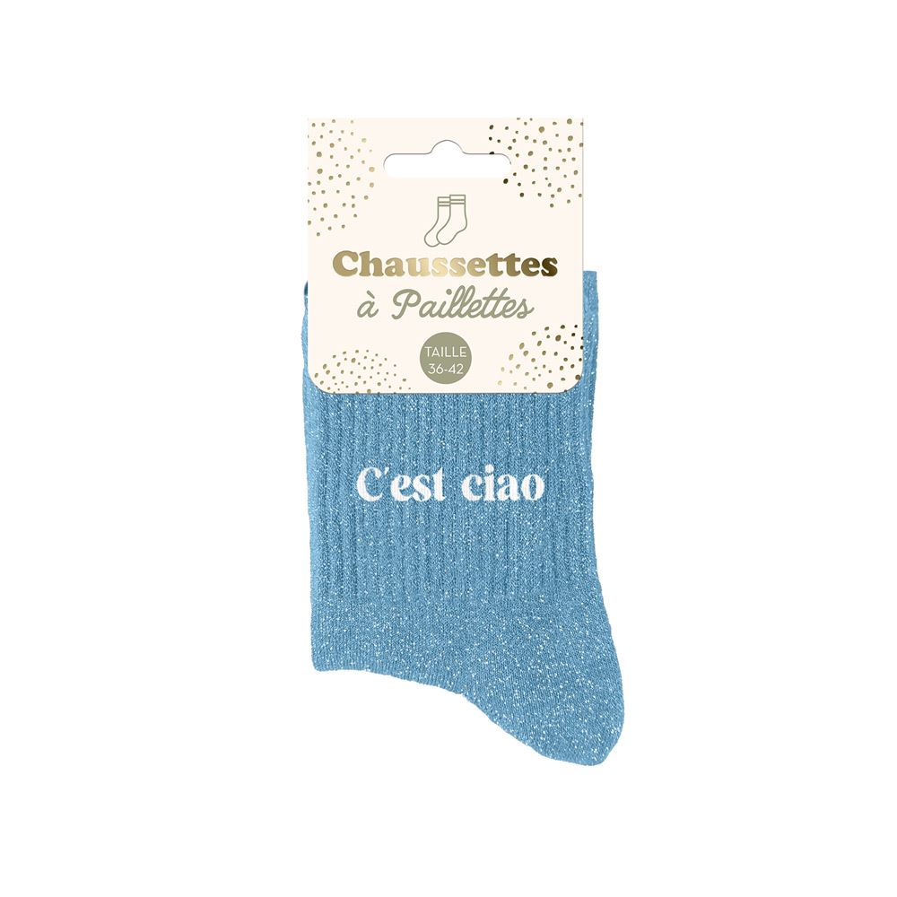Chaussettes à paillettes: C'est ciao