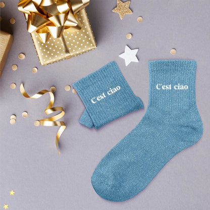 Chaussettes à paillettes: C'est ciao