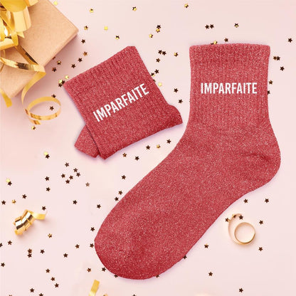 Chaussettes à paillettes: Imparfaite