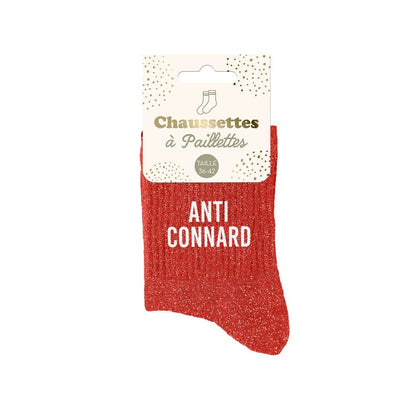 Chaussettes à paillettes: Anti-connard