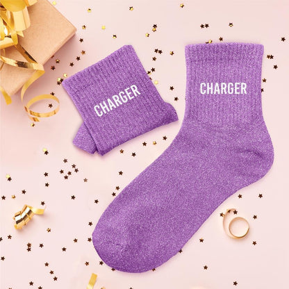 Chaussettes à paillettes: Charger