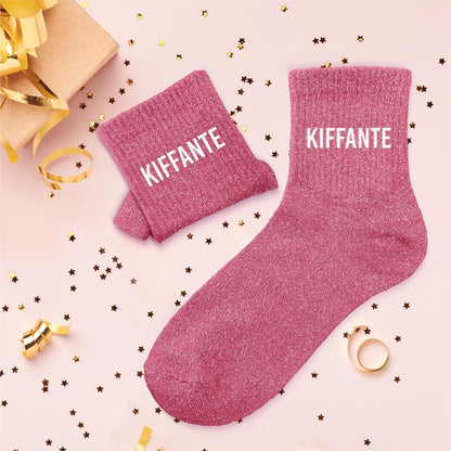 Chaussettes à paillettes: Kiffante