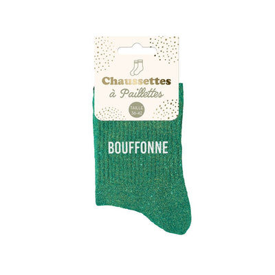 Chaussettes à paillettes: Bouffonne