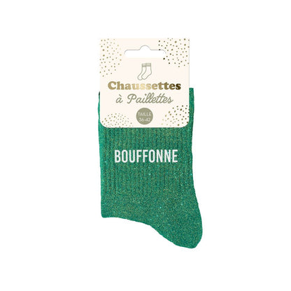 Chaussettes à paillettes: Bouffonne