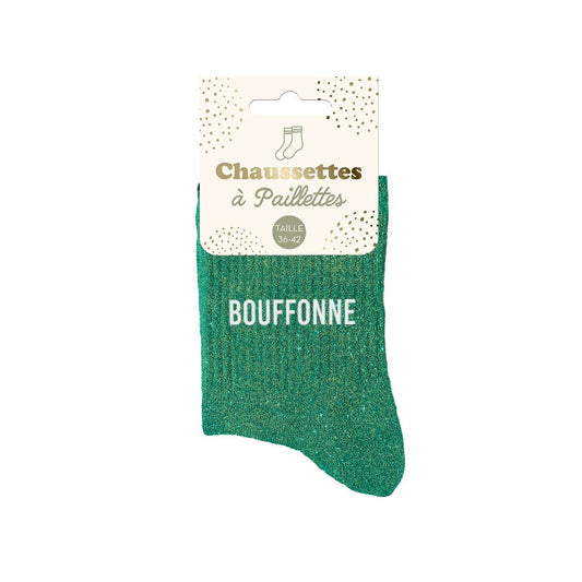 Chaussettes à paillettes: Bouffonne