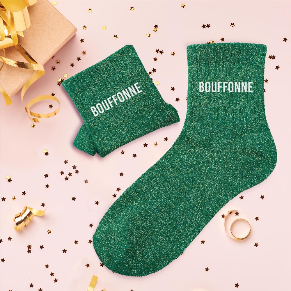 Chaussettes à paillettes: Bouffonne