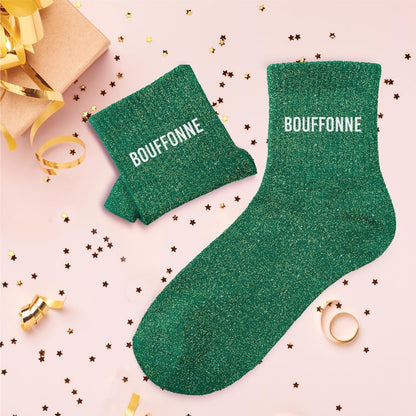 Chaussettes à paillettes: Bouffonne