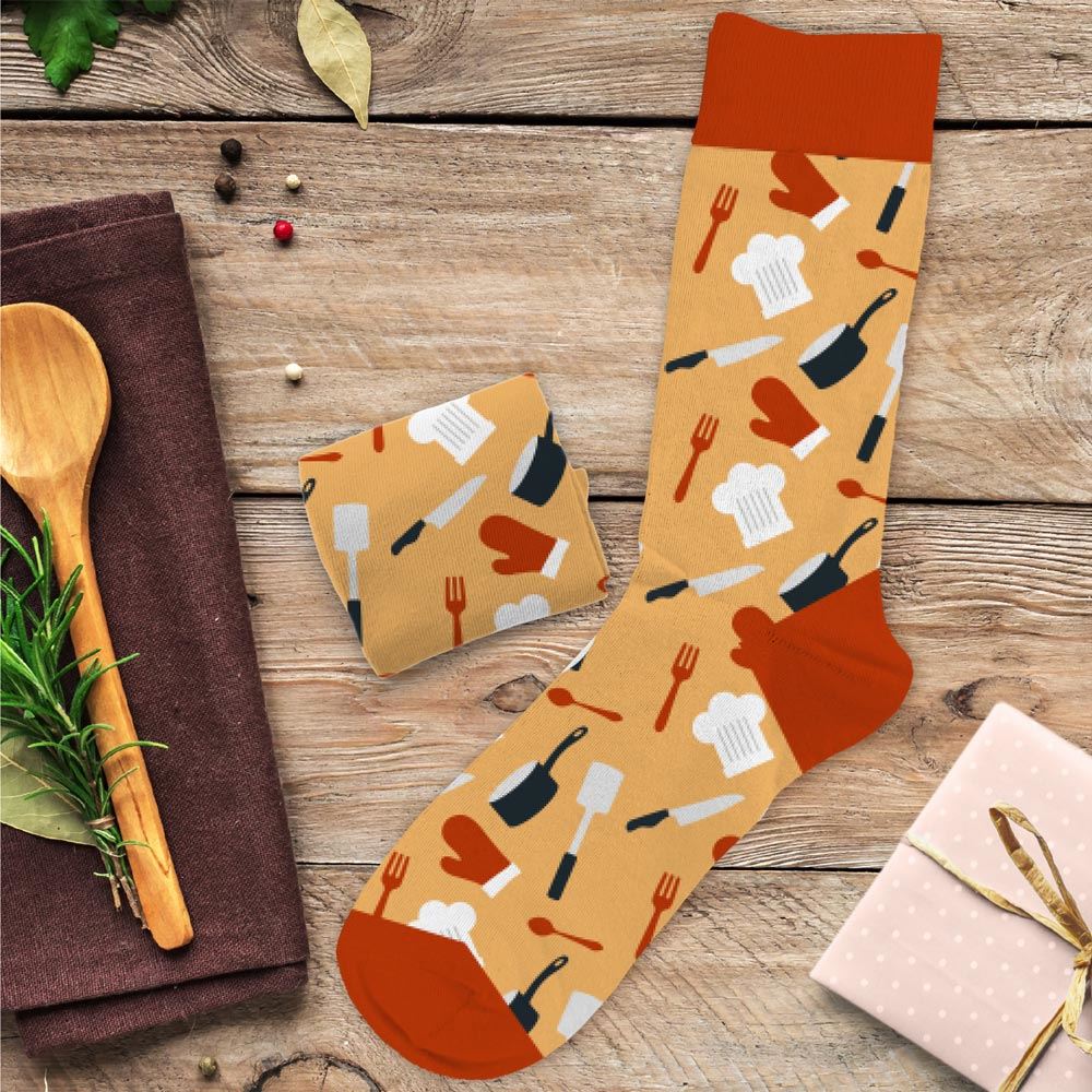 Chaussettes humoristiques: Passion cuisine