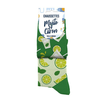 Chaussettes humoristiques: Mojito-Citron