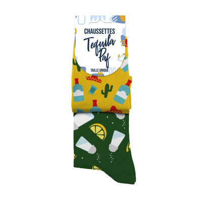 Chaussettes humoristiques: Tequila-Paf