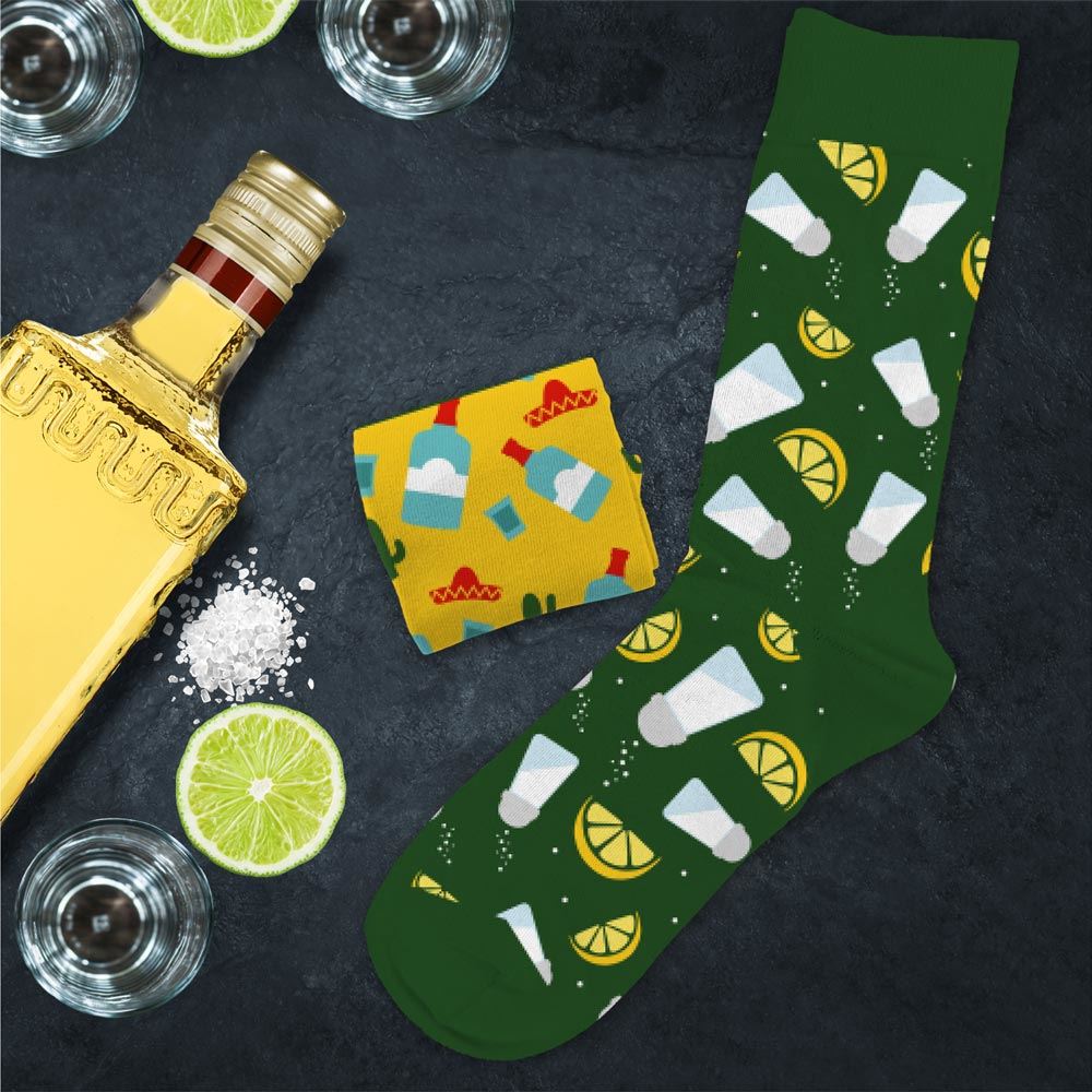 Chaussettes humoristiques: Tequila-Paf