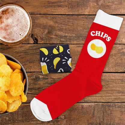 Chaussettes humoristiques: Chips-Apéro