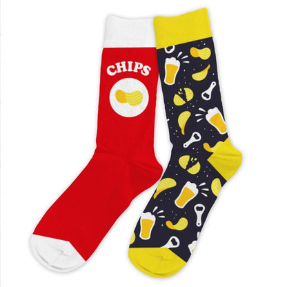Chaussettes humoristiques: Chips-Apéro