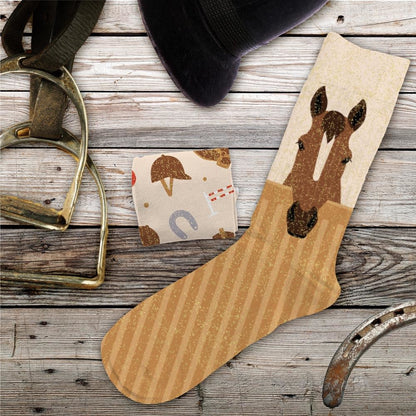 Chaussettes humoristiques: Passion Cheval