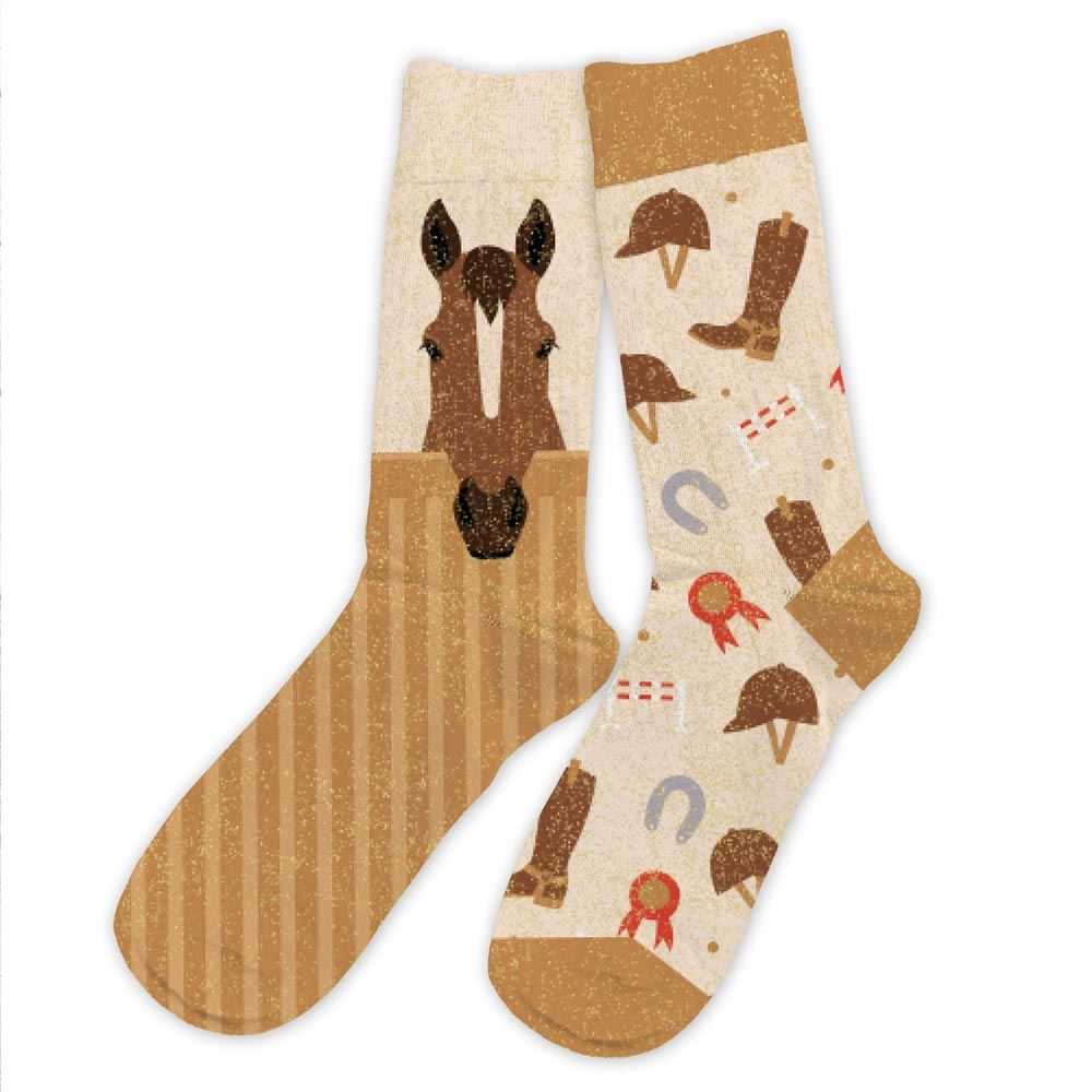 Chaussettes humoristiques: Passion Cheval
