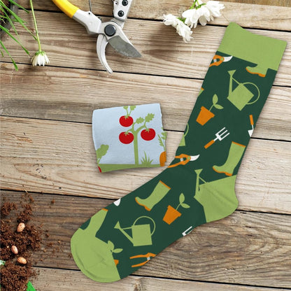 Chaussettes humoristiques: Passion Jardin