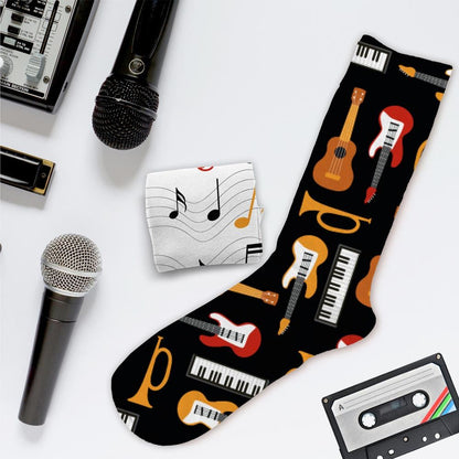 Chaussettes humoristiques: Passion Musique