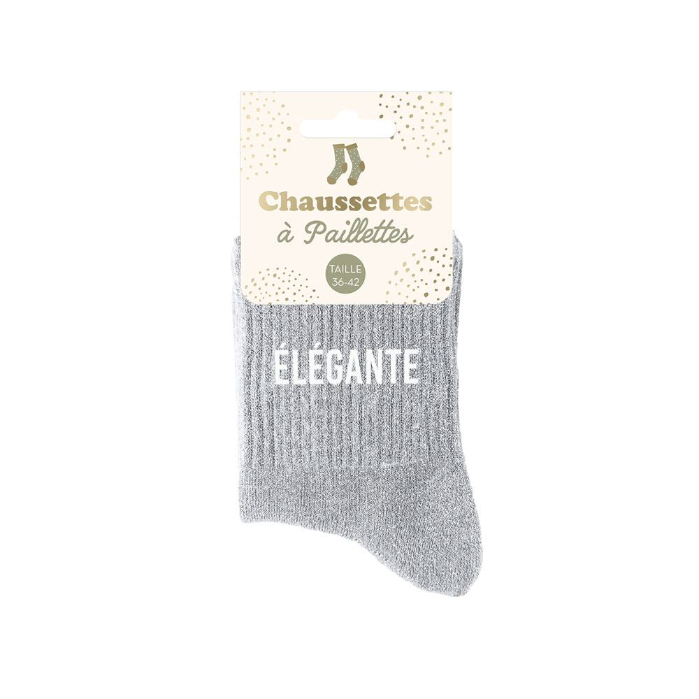 Chaussettes à paillettes: Elégante