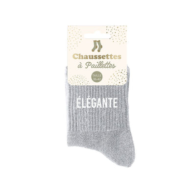 Chaussettes à paillettes: Elégante